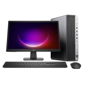 CPU HP ELITEDESK 800 G4 SFF Intel Core I7-8700 3,2Ghz / DDR4 8Gb / SSD 256 Gb + MONITOR HP P22V G4 21,5"