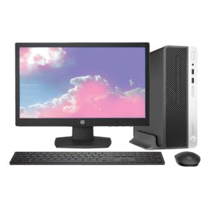 CPU HP Prodesk 400 G4 Intel Core i3-6100 3,7Ghz / Memoria 8GB / SSD 256GB + MONITOR HP V194