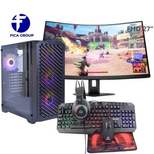 COMBO GAMER ARIES Intel Core i7-6700 3,4 / Memoria 16GB / SSD 512GB M.2 / Pantalla FHD diagonal 27 Pulgadas