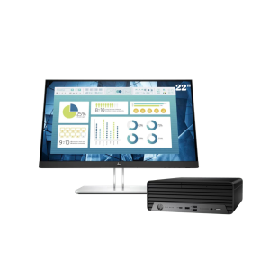 HP PRODESK 400 G7 | INTEL CORE I5-10500 | 8GB RAM | 512GB NVMe + MONITOR HP E22 G4 22"