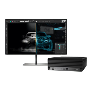 HP PRODESK 400 G9 | INTEL CORE I5-12500 3.0 GHz | 16GB RAM | 512GB NVMe | MONITOR HP Z27u 2K UHD