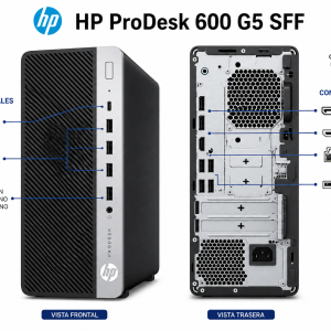 HP PRODESK 600 G5 SFF DESKTOP  |  INTEL CORE I7 10MA GEN | 8GB RAM | 512GB NVMe